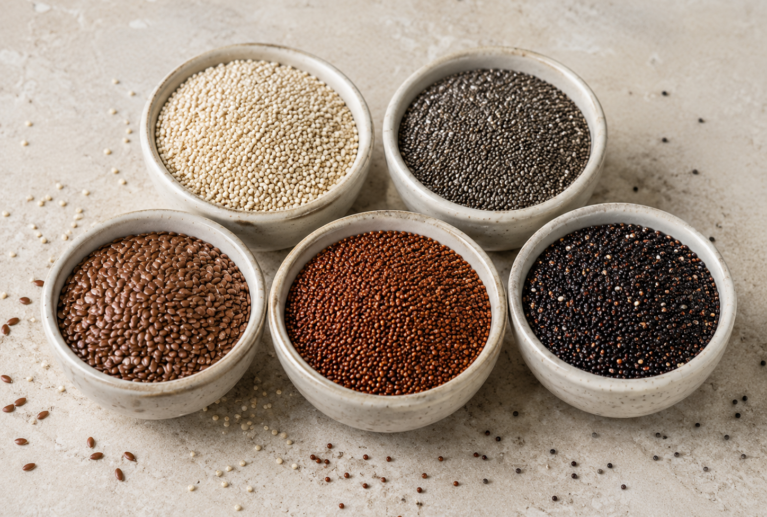 Mucet Agro; Chia tohumu, kinoa, keten tohumu, karabuğday, maş fasulye, hibiskus çayı, basmati pirinç, sorgum ve benzeri özel ürün gruplarında iç piyasa ve ihracata yönelik güvenilir tedarik çözümleri sunar.