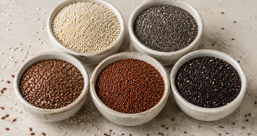 Mucet Agro; Chia tohumu, kinoa, keten tohumu, karabuğday, maş fasulye, hibiskus çayı, basmati pirinç, sorgum ve benzeri özel ürün gruplarında iç piyasa ve ihracata yönelik güvenilir tedarik çözümleri sunar.